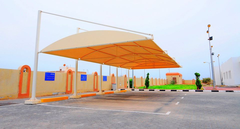 Cantilever Car Parking Shed Dubai UAE
